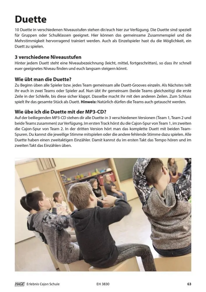 Bild: 9783866263895 | Erlebnis Cajon Schule (mit MP3-CD) | Uwe Pfauch | Broschüre | 88 S.