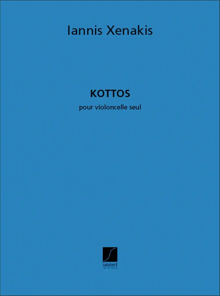 Cover: 9790048023895 | Kottos Pour Violoncelle Seul | Iannis Xenakis | Partitur | 1995