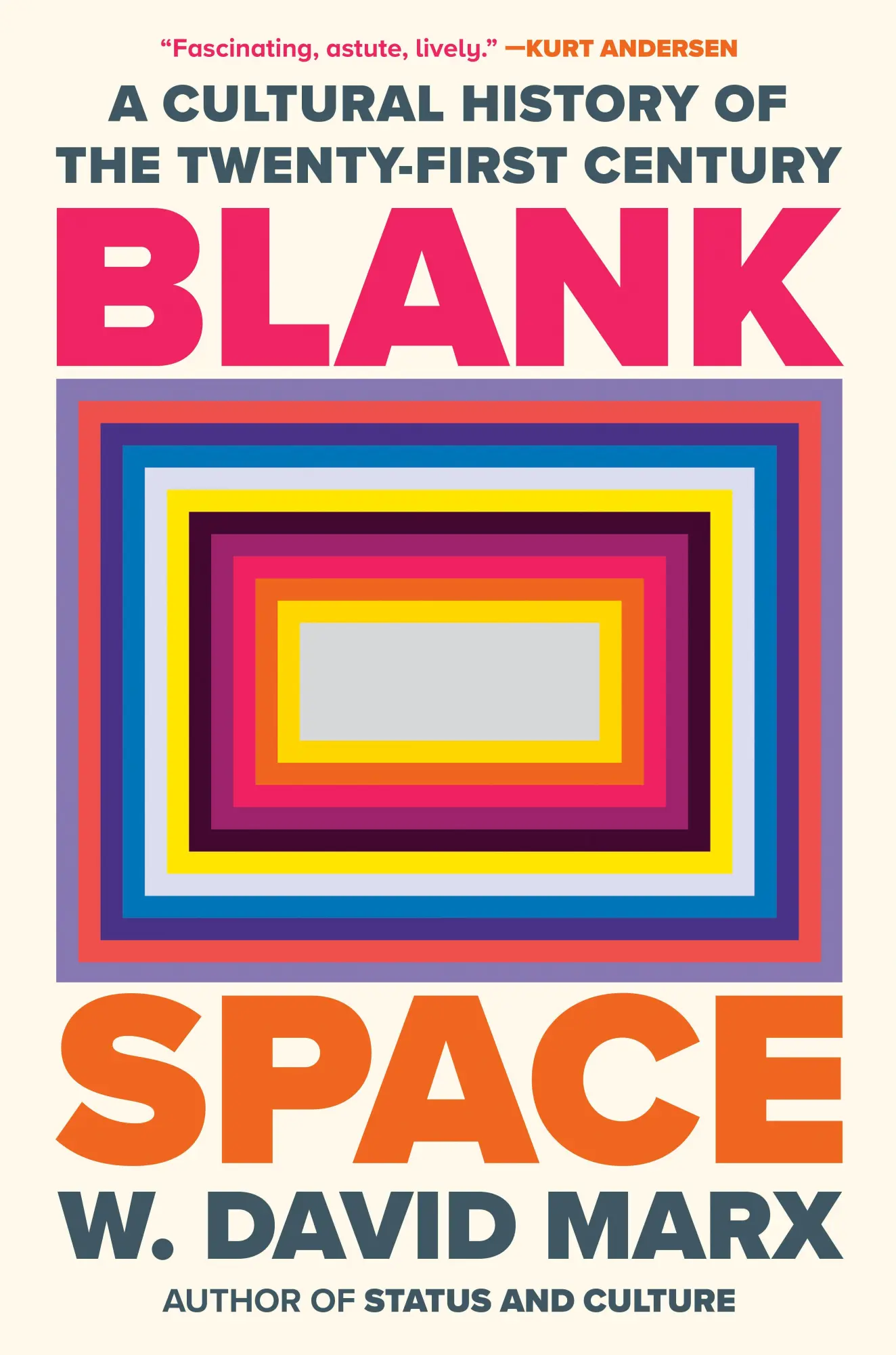 Cover: 9780593833995 | Blank Space | A Cultural History of the Twenty-First Century | Marx