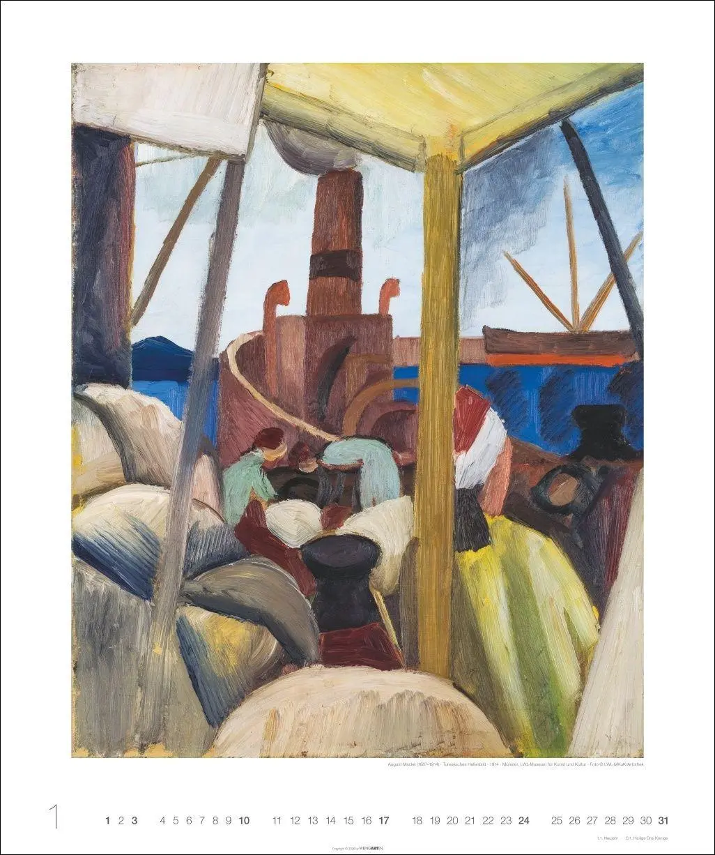 Bild: 9783839903995 | Die Tunisreise Edition Kalender 2027 | Paul/Macke, August Klee | 14 S.