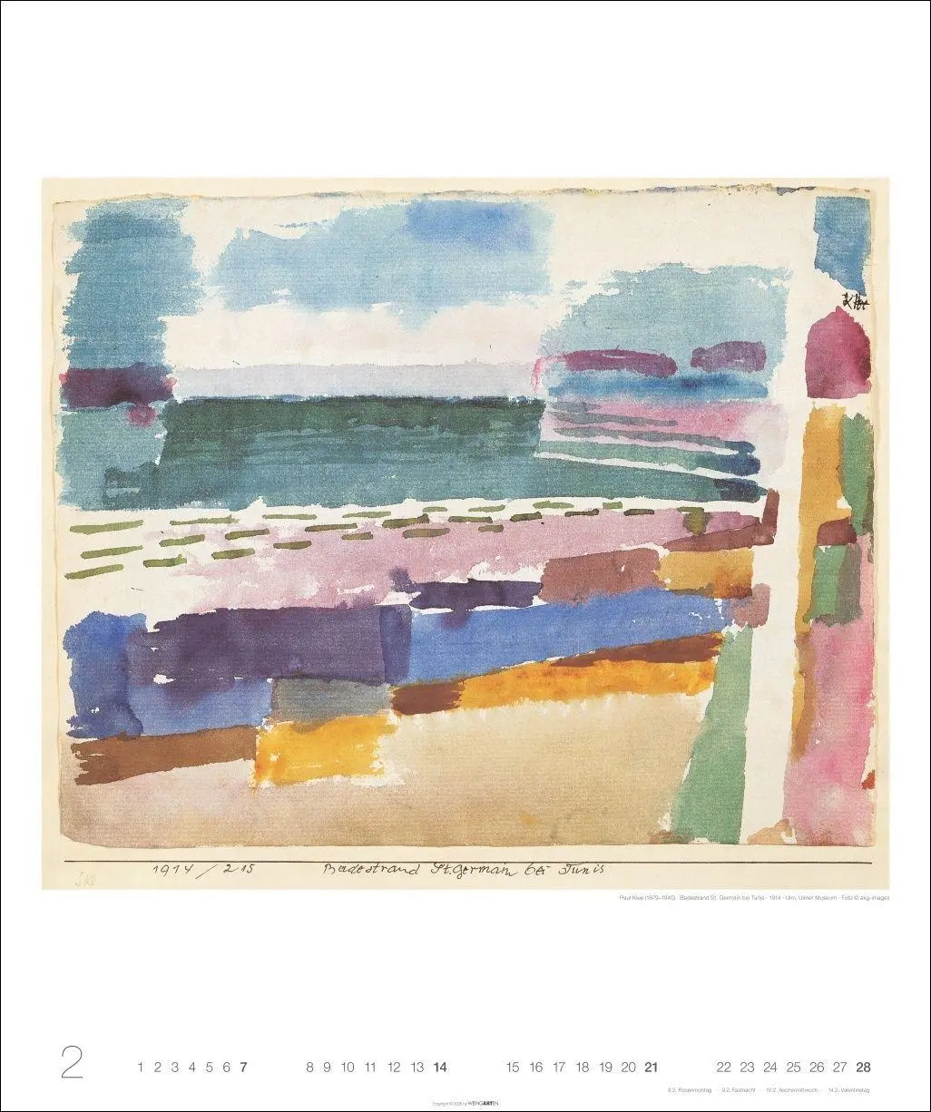 Bild: 9783839903995 | Die Tunisreise Edition Kalender 2027 | Paul/Macke, August Klee | 14 S.