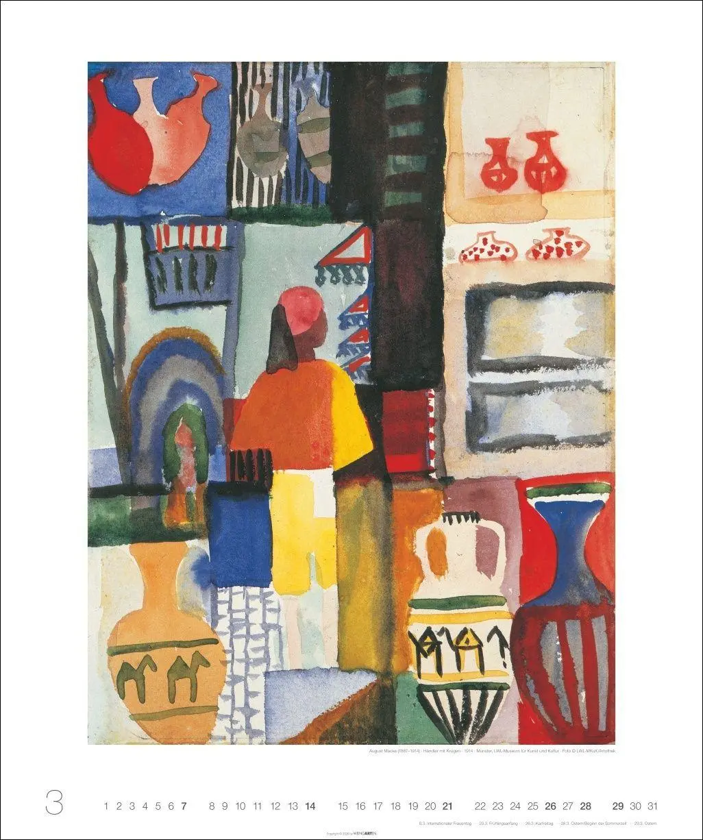 Bild: 9783839903995 | Die Tunisreise Edition Kalender 2027 | Paul/Macke, August Klee | 14 S.