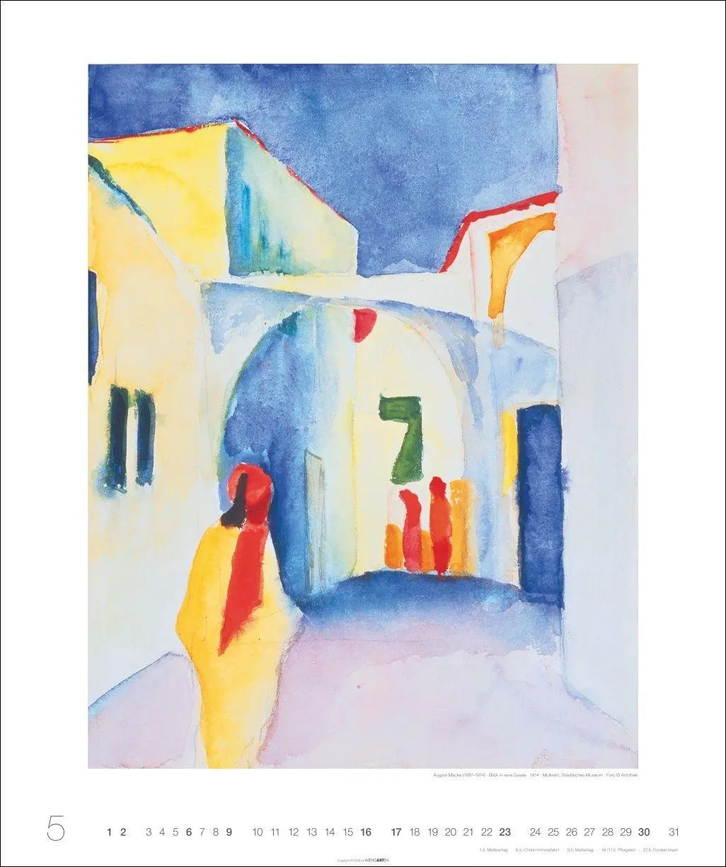 Bild: 9783839903995 | Die Tunisreise Edition Kalender 2027 | Paul/Macke, August Klee | 14 S.