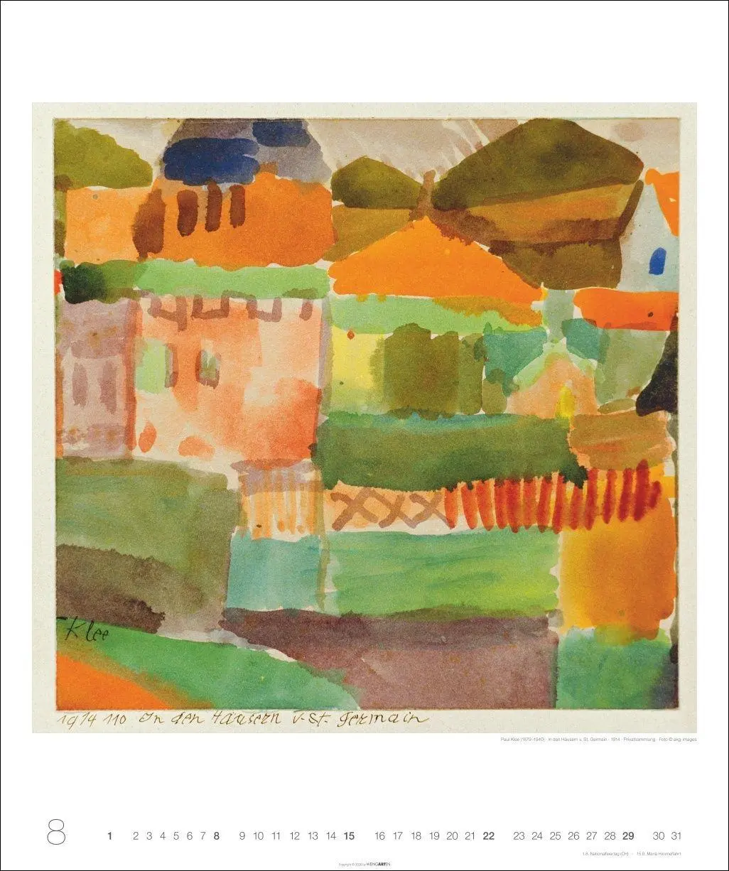 Bild: 9783839903995 | Die Tunisreise Edition Kalender 2027 | Paul/Macke, August Klee | 14 S.