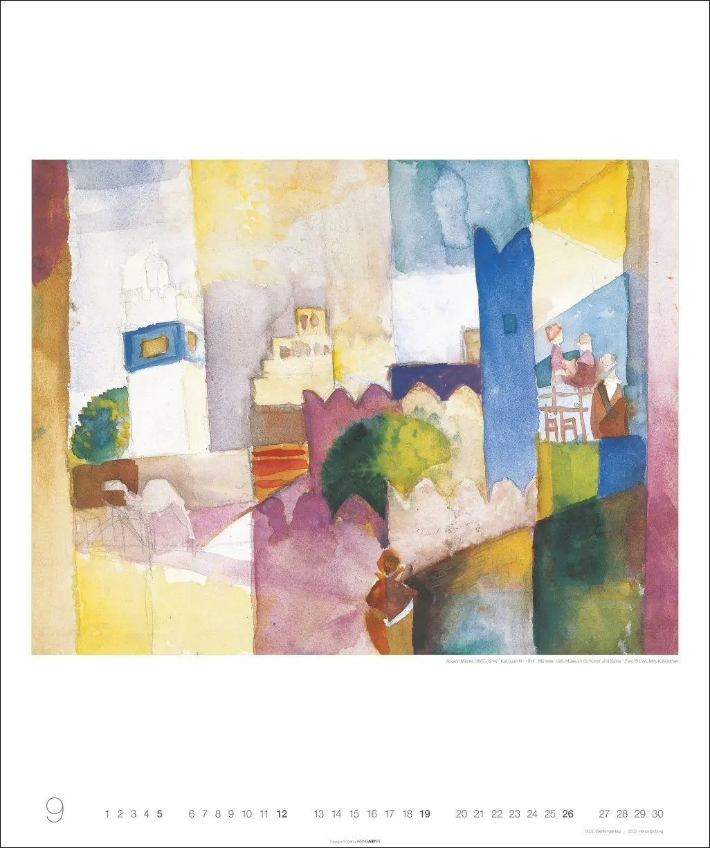 Bild: 9783839903995 | Die Tunisreise Edition Kalender 2027 | Paul/Macke, August Klee | 14 S.