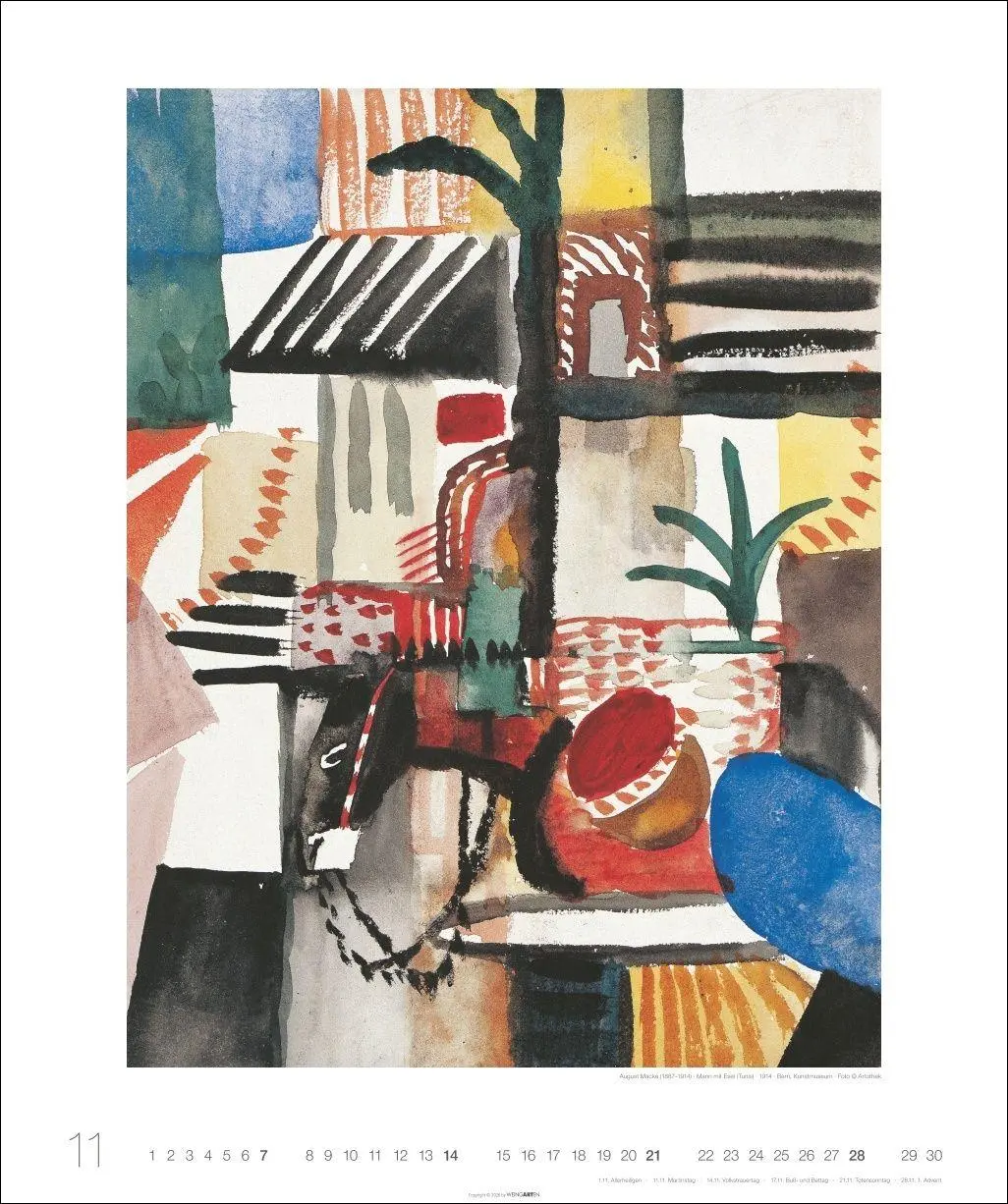Bild: 9783839903995 | Die Tunisreise Edition Kalender 2027 | Paul/Macke, August Klee | 14 S.
