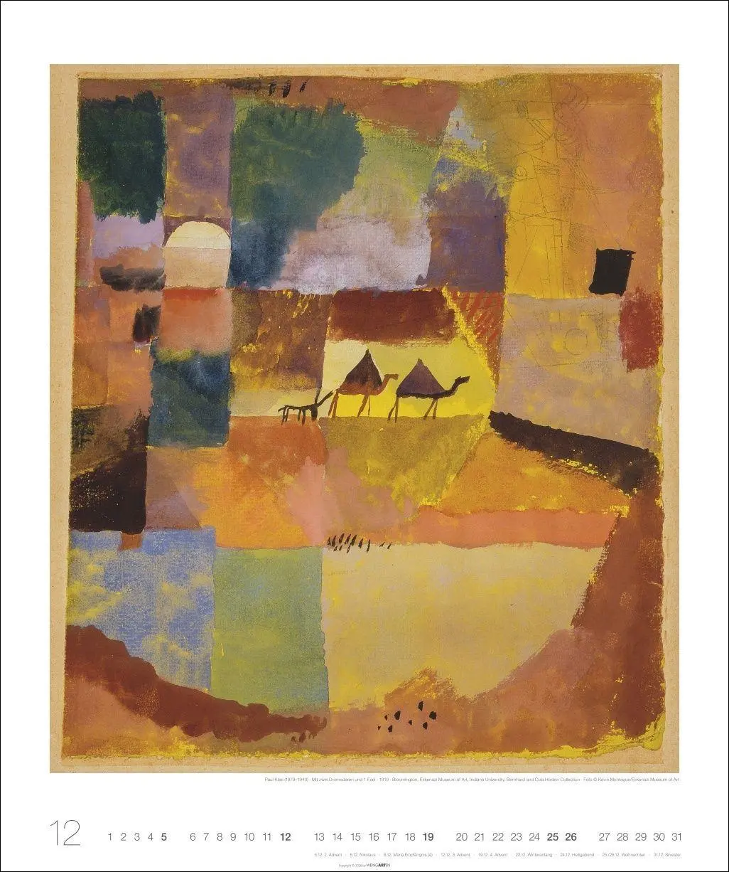 Bild: 9783839903995 | Die Tunisreise Edition Kalender 2027 | Paul/Macke, August Klee | 14 S.
