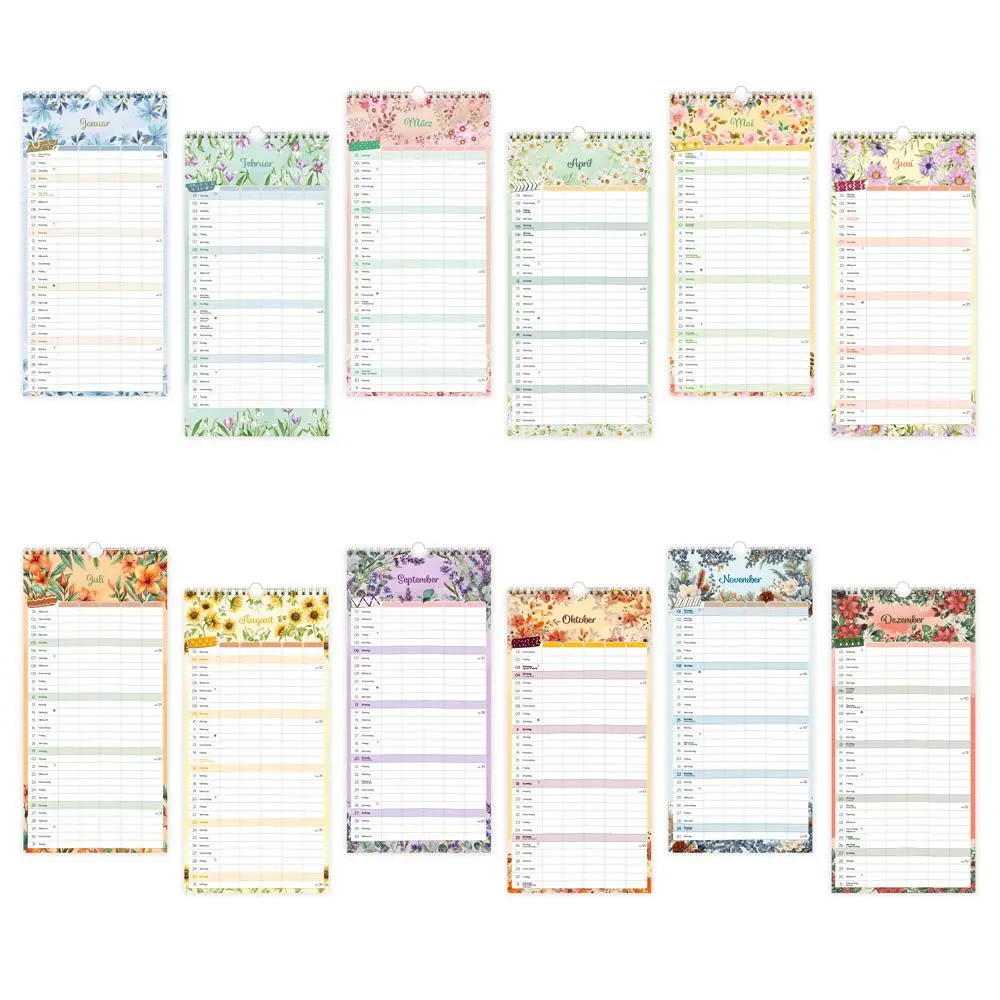 Bild: 9783988023995 | Trötsch Familienkalender Familienterminer Blumen 2026 | Wandkalender