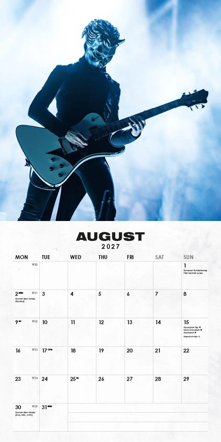 Bild: 9798893613995 | Ghost Kalender 2027 | Kalender | Deutsch | 2027 | EAN 9798893613995