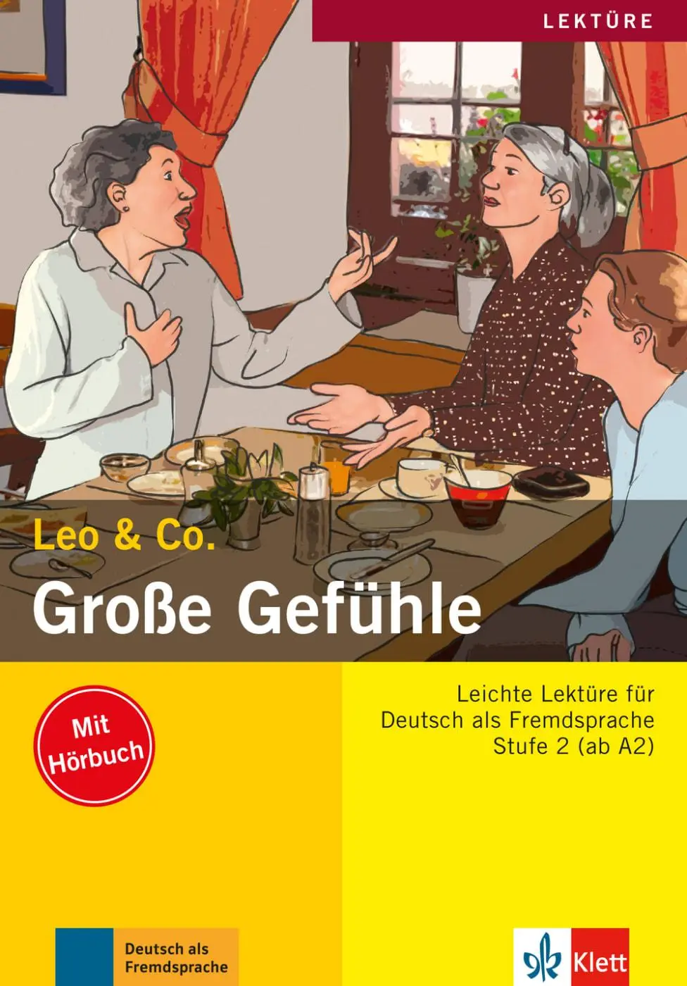 Cover: 9783126064095 | Große Gefühle (Stufe 2) - Buch mit Audio-CD | (Scherling | Taschenbuch