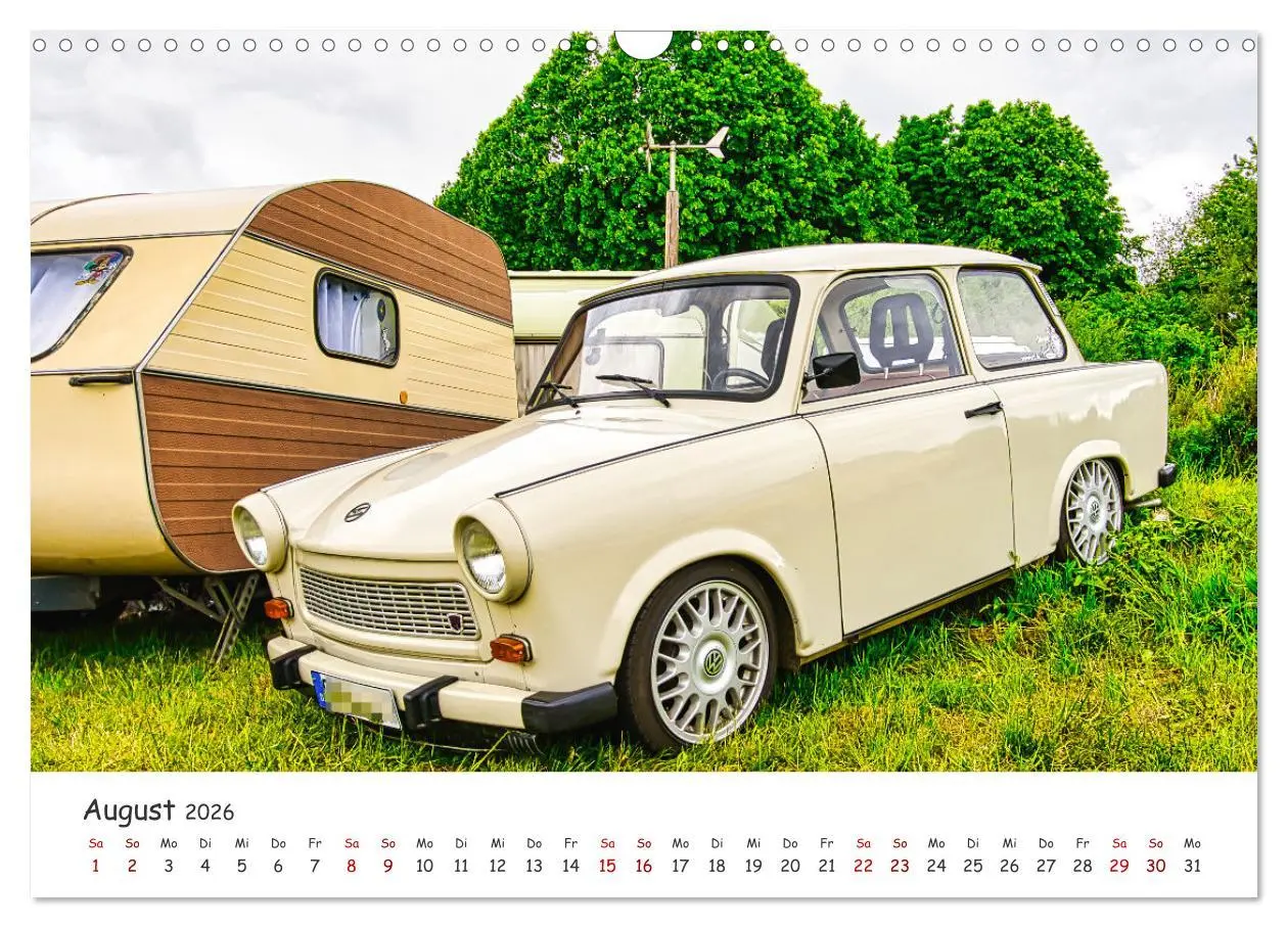 Bild: 9783457584095 | Trabi-Kult (Wandkalender 2026 DIN A3 quer), CALVENDO Monatskalender