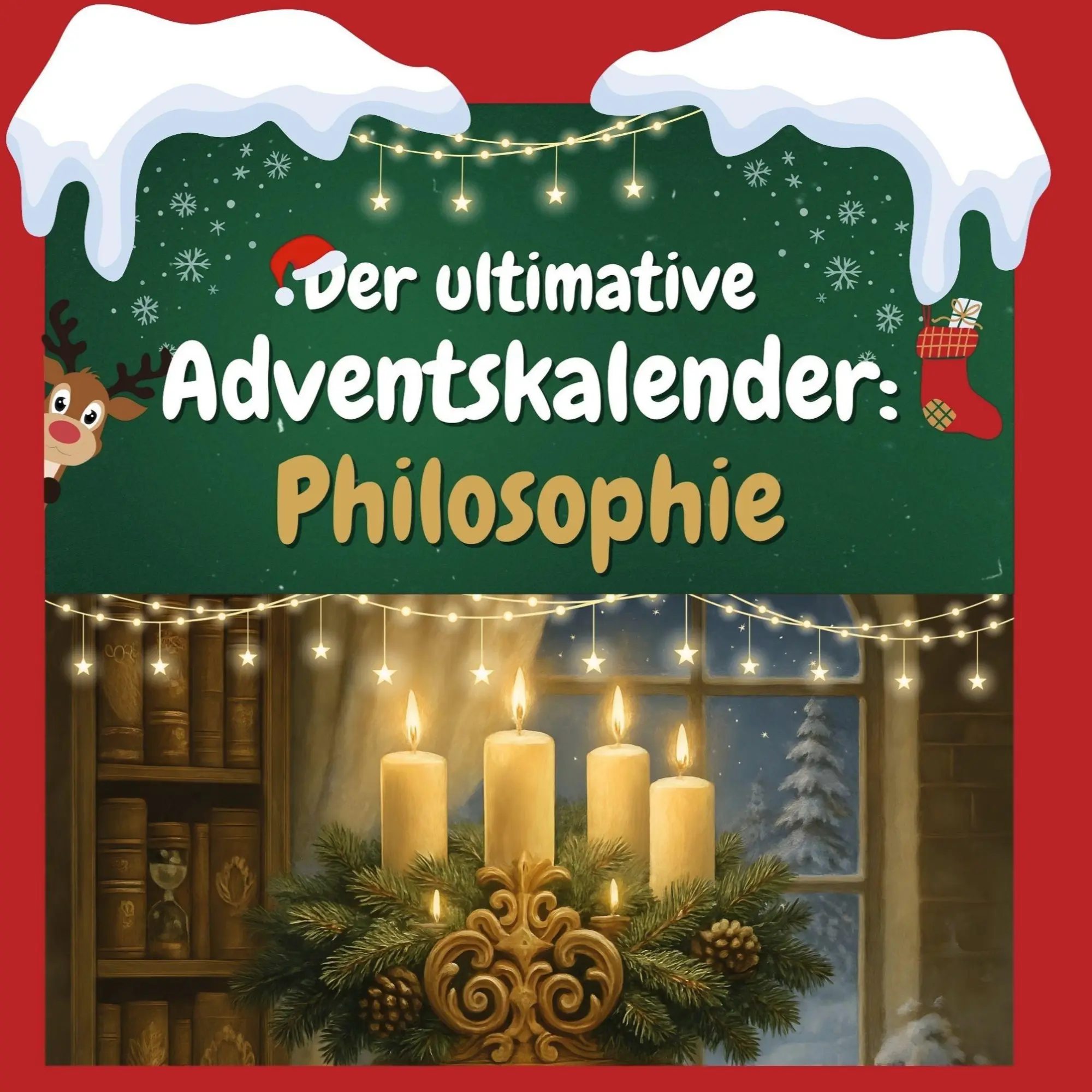 Cover: 9783695324095 | Der ultimative Adventskalender: Philosophie | Das ideale Geschenk