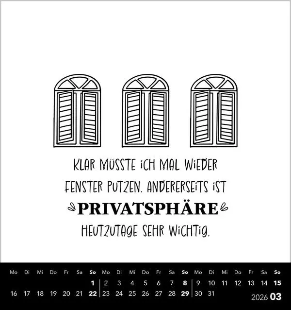 Bild: 9783731884095 | Visual Words Black 2026 | Verlag Korsch | Kalender | Spiralbindung