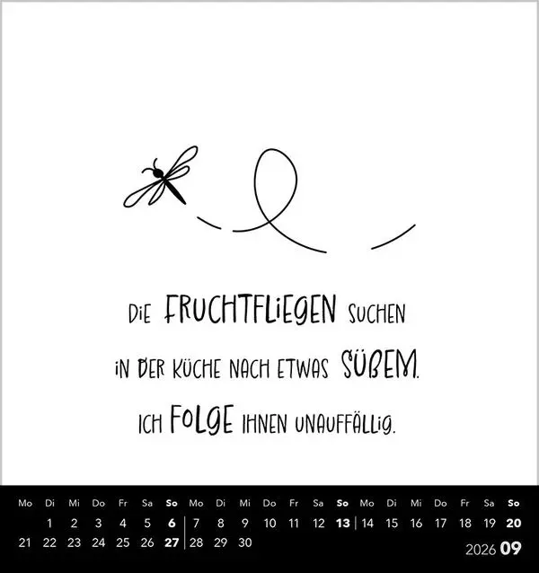 Bild: 9783731884095 | Visual Words Black 2026 | Verlag Korsch | Kalender | Spiralbindung