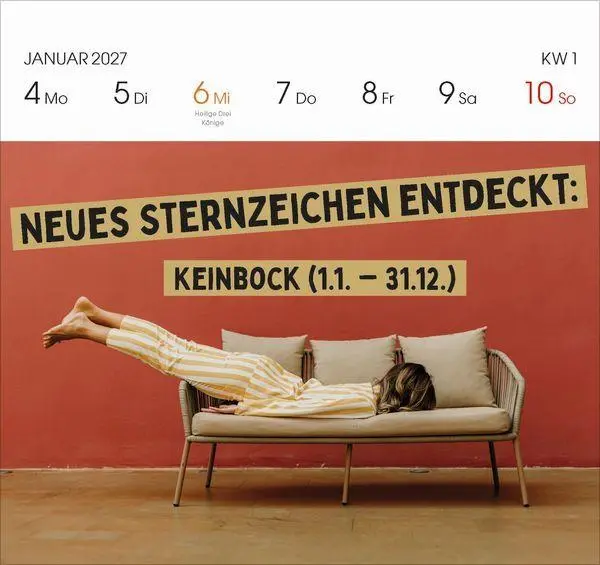 Bild: 9783819304095 | Lieber verrückt das Leben genießen 2027 | Korsch Verlag | Kalender