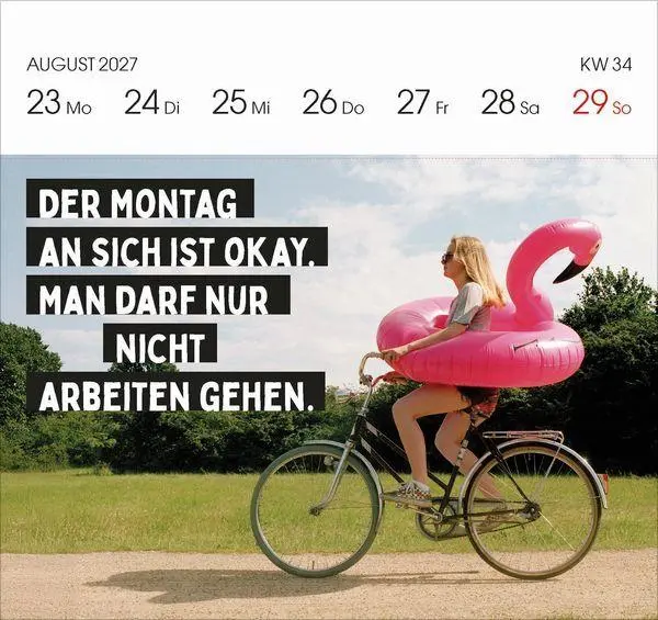 Bild: 9783819304095 | Lieber verrückt das Leben genießen 2027 | Korsch Verlag | Kalender