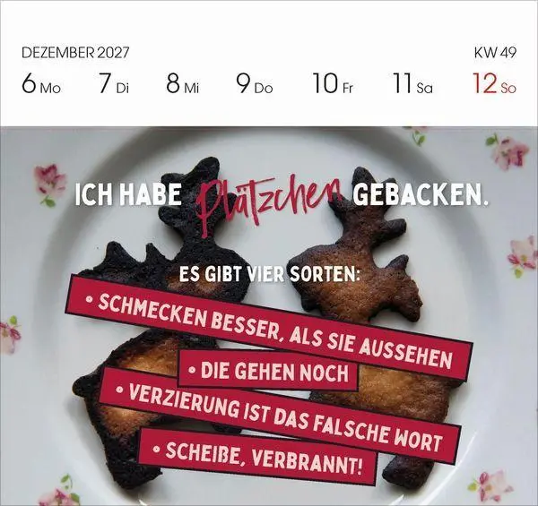 Bild: 9783819304095 | Lieber verrückt das Leben genießen 2027 | Korsch Verlag | Kalender