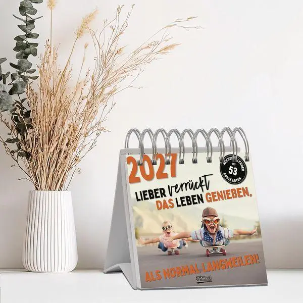 Bild: 9783819304095 | Lieber verrückt das Leben genießen 2027 | Korsch Verlag | Kalender