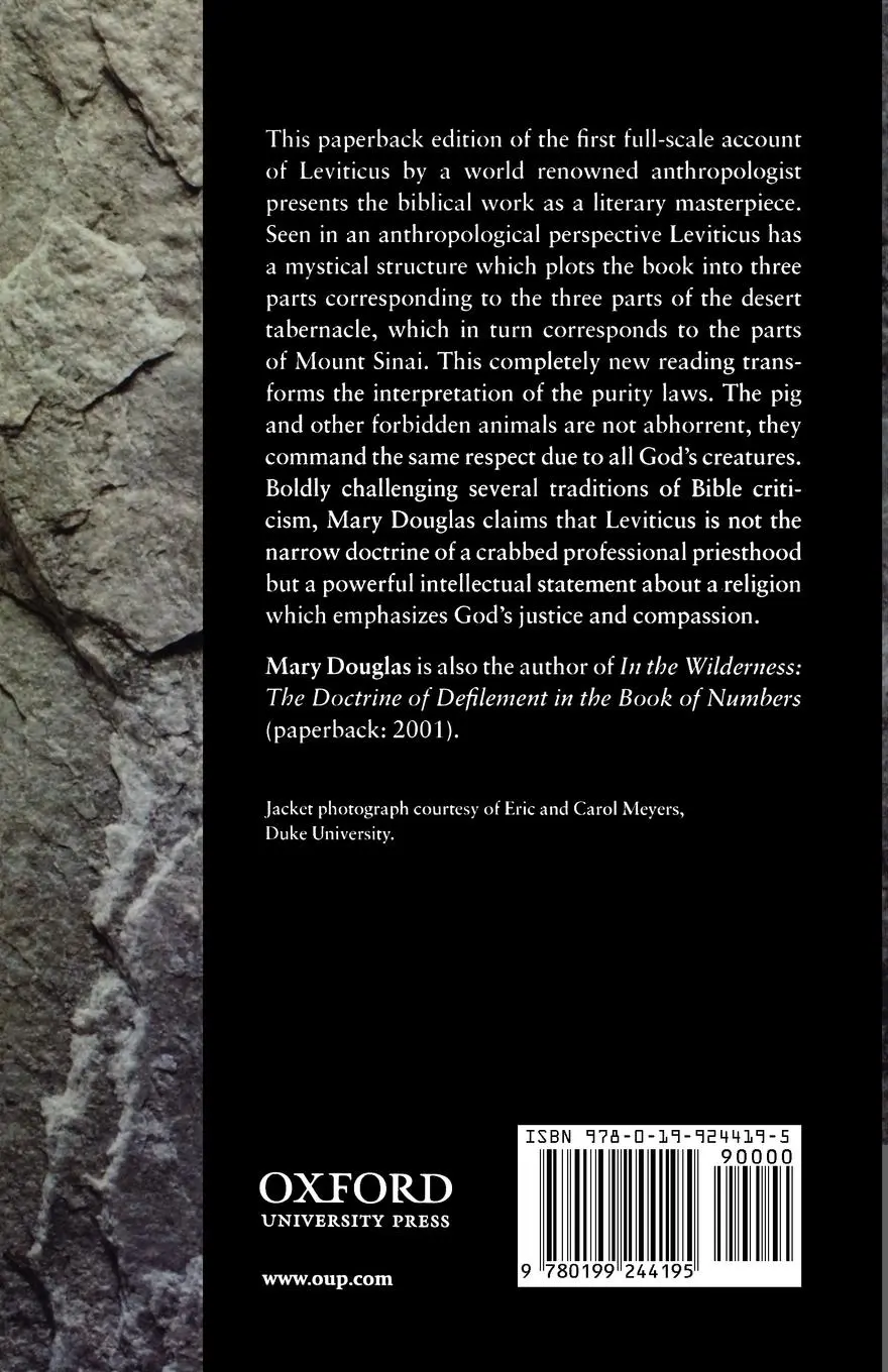 Rückseite: 9780199244195 | Leviticus as Literature | Mary Douglas | Taschenbuch | Paperback
