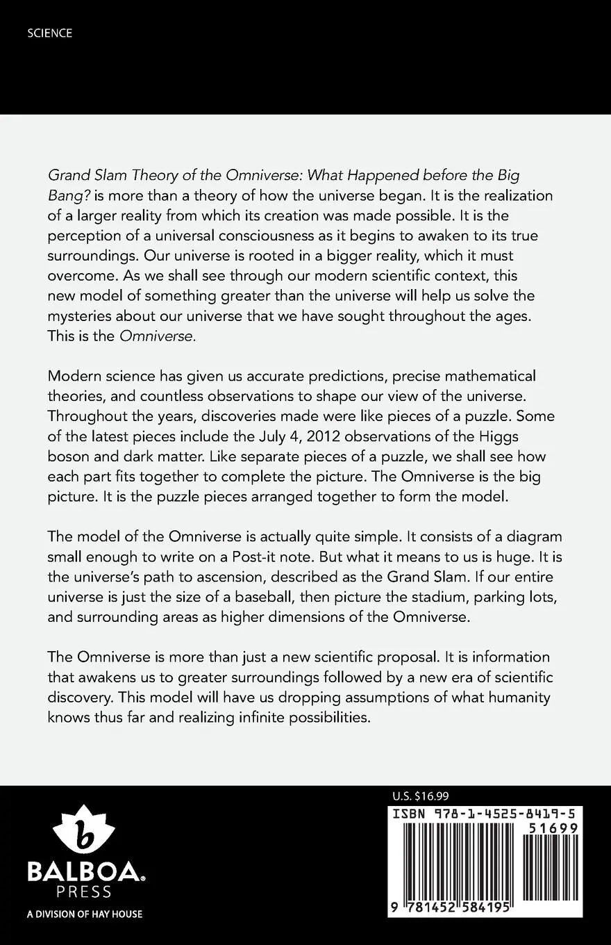Rückseite: 9781452584195 | Grand Slam Theory of the Omniverse | David Bertolacci | Taschenbuch