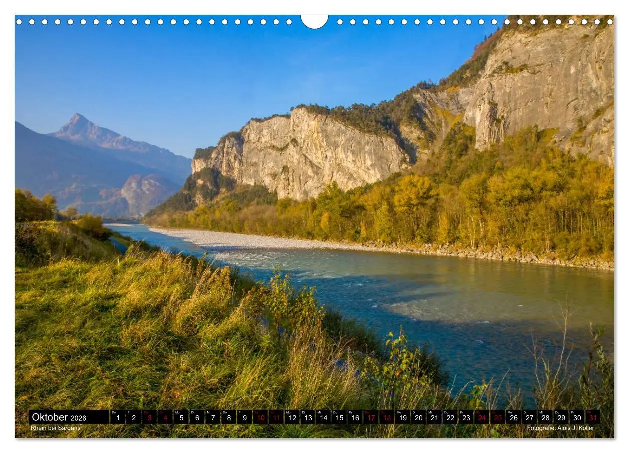 Bild: 9783457884195 | Das Rheintal 2026 (Wandkalender 2026 DIN A3 quer), CALVENDO...