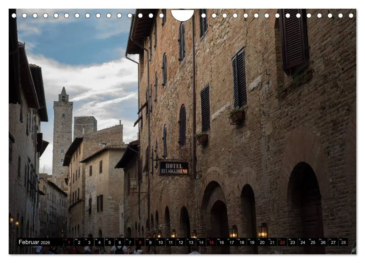 Bild: 9783516044195 | Abends in der Toskana (Wandkalender 2026 DIN A4 quer), CALVENDO...