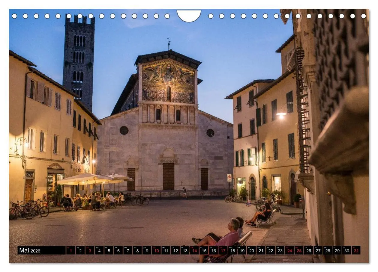 Bild: 9783516044195 | Abends in der Toskana (Wandkalender 2026 DIN A4 quer), CALVENDO...