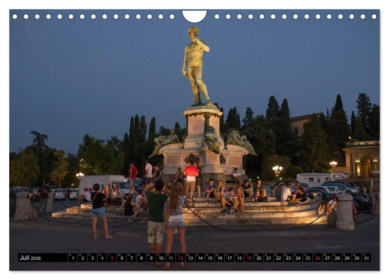 Bild: 9783516044195 | Abends in der Toskana (Wandkalender 2026 DIN A4 quer), CALVENDO...