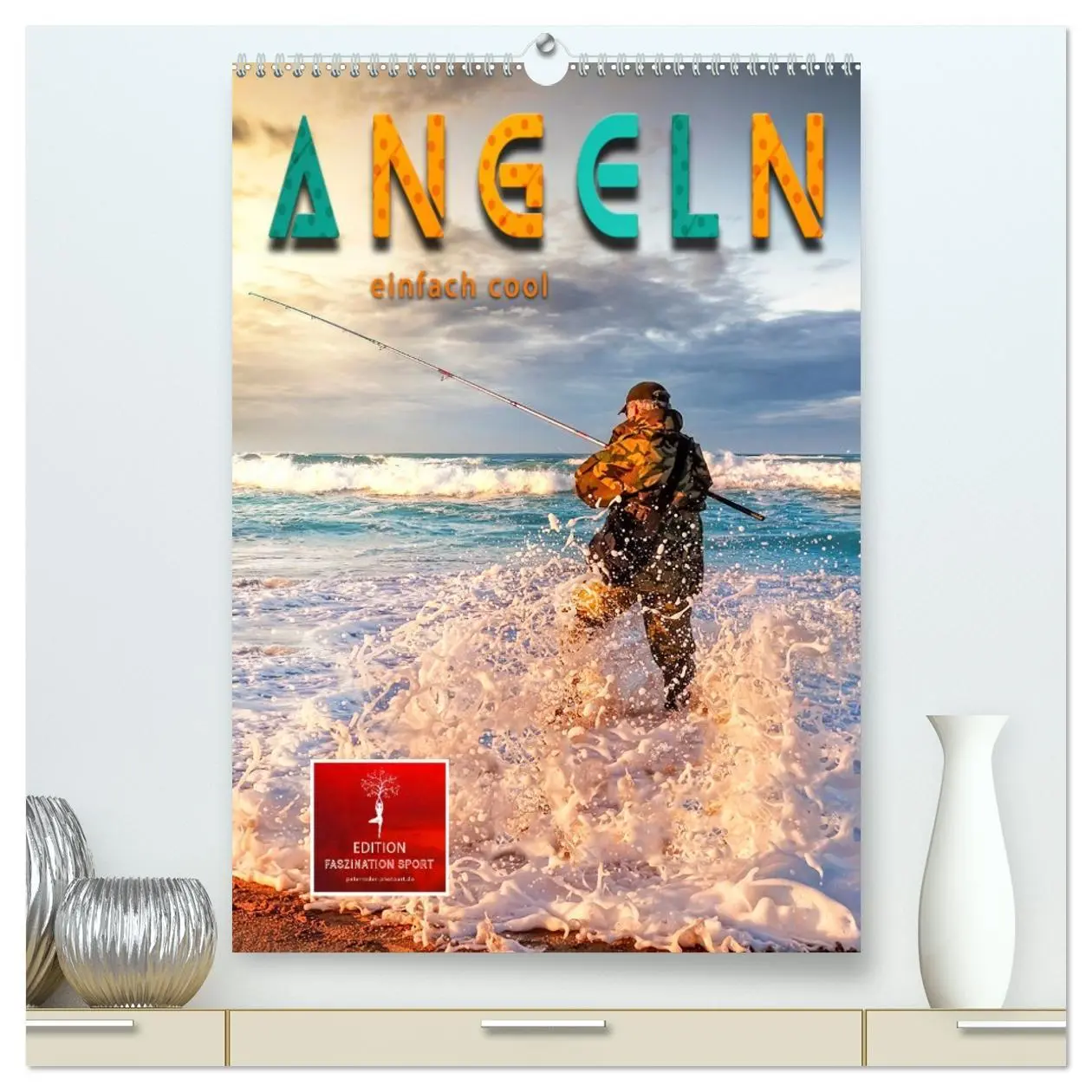 Cover: 9783516354195 | Angeln - einfach cool (hochwertiger Premium Wandkalender 2026 DIN...