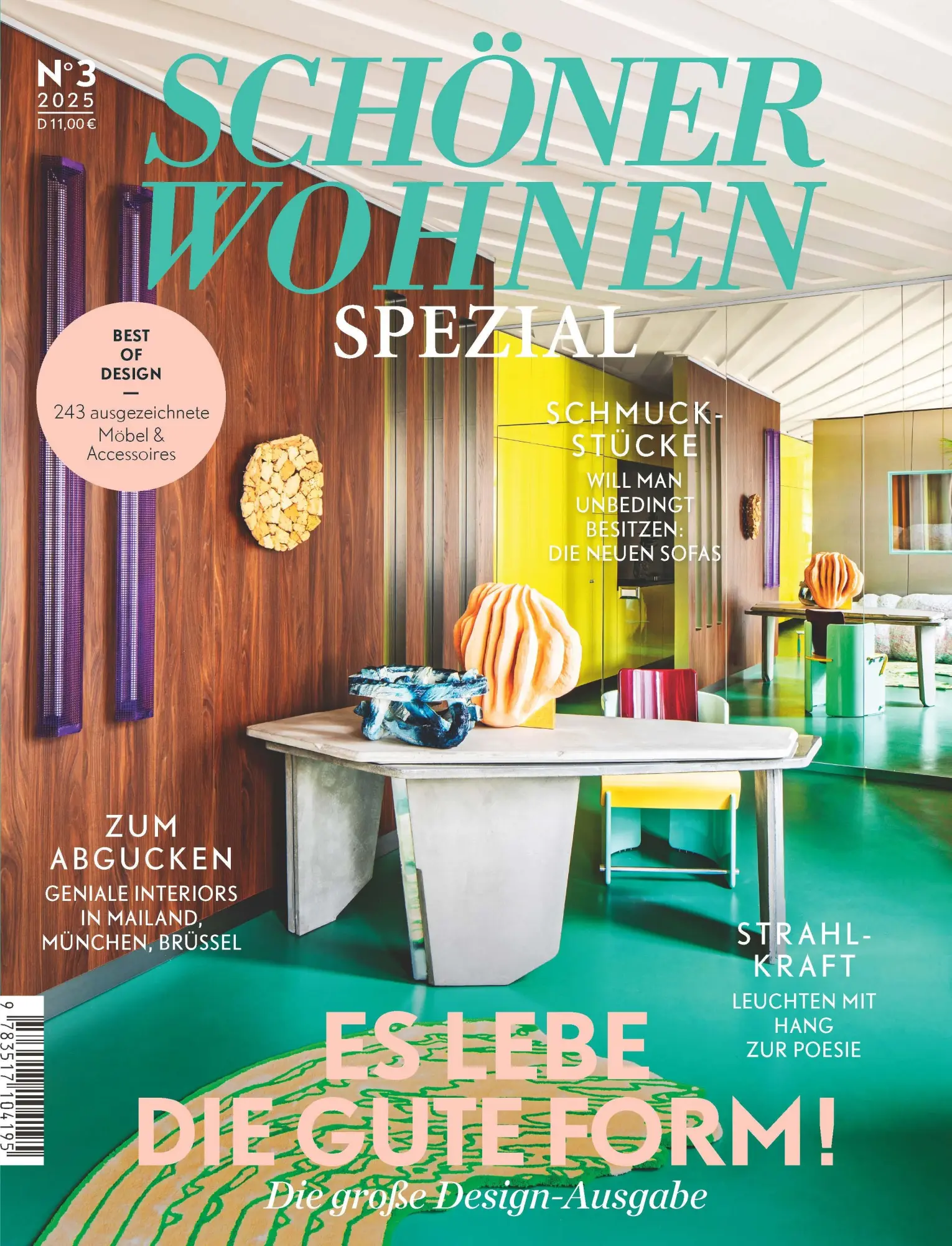 Cover: 9783517104195 | Schöner Wohnen Spezial Nr.3/2025 | Design und Klassiker | GmbH | Buch
