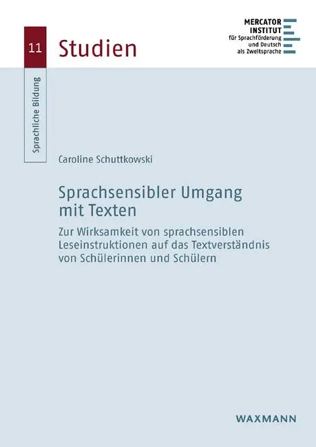 Cover: 9783830944195 | Sprachsensibler Umgang mit Texten | Caroline Schuttkowski | Buch