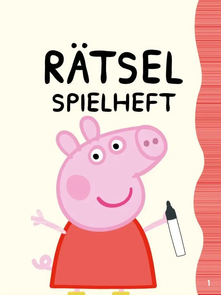 Bild: 9783849924195 | Peppa Pig Rätsel-Spielheft. Rätselbuch mit Stift und abwischbaren...