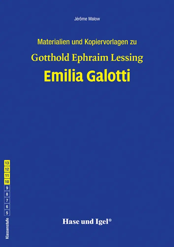 Cover: 9783863164195 | Emilia Galotti. Begleitmaterial | Jérôme Malow | Taschenbuch | 64 S.