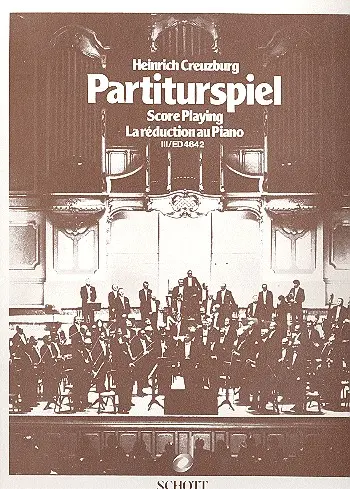 Cover: 9790001054195 | Partiturspiel 3 | Heinrich Creuzburg | Buch | Schott Music