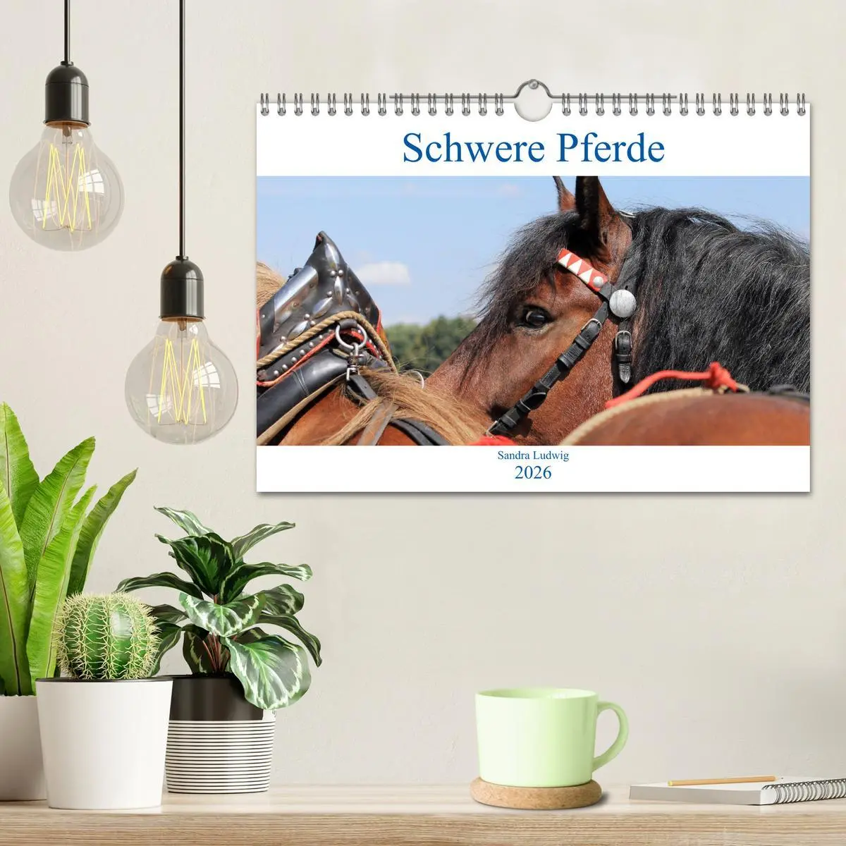 Bild: 9783457874295 | Schwere Pferde 2026 (Wandkalender 2026 DIN A4 quer), CALVENDO...