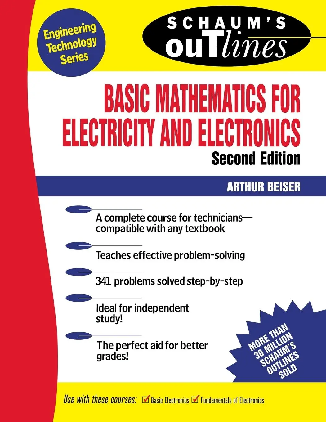 Cover: 9780070044395 | Schaum's Outline of Basic Mathematics for Electricity and Electronics