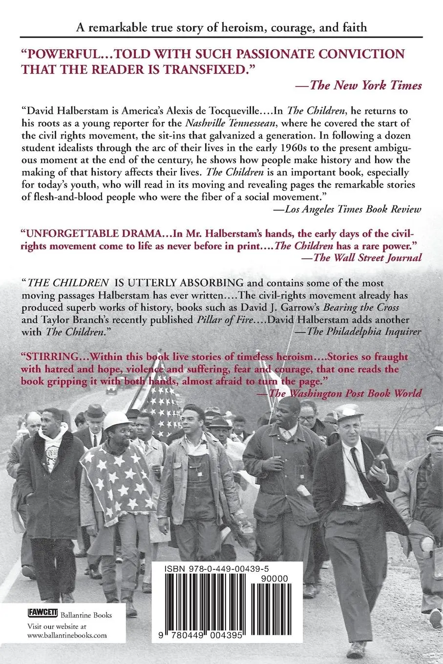 Rückseite: 9780449004395 | The Children | David Halberstam | Taschenbuch | Englisch | 1999