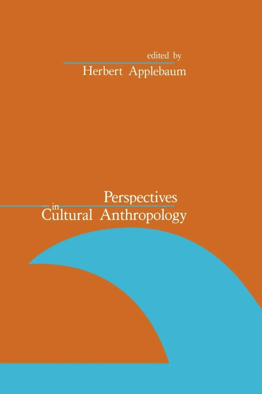 Cover: 9780887064395 | Perspectives in Cultural Anthropology | Herbert Applebaum | Buch