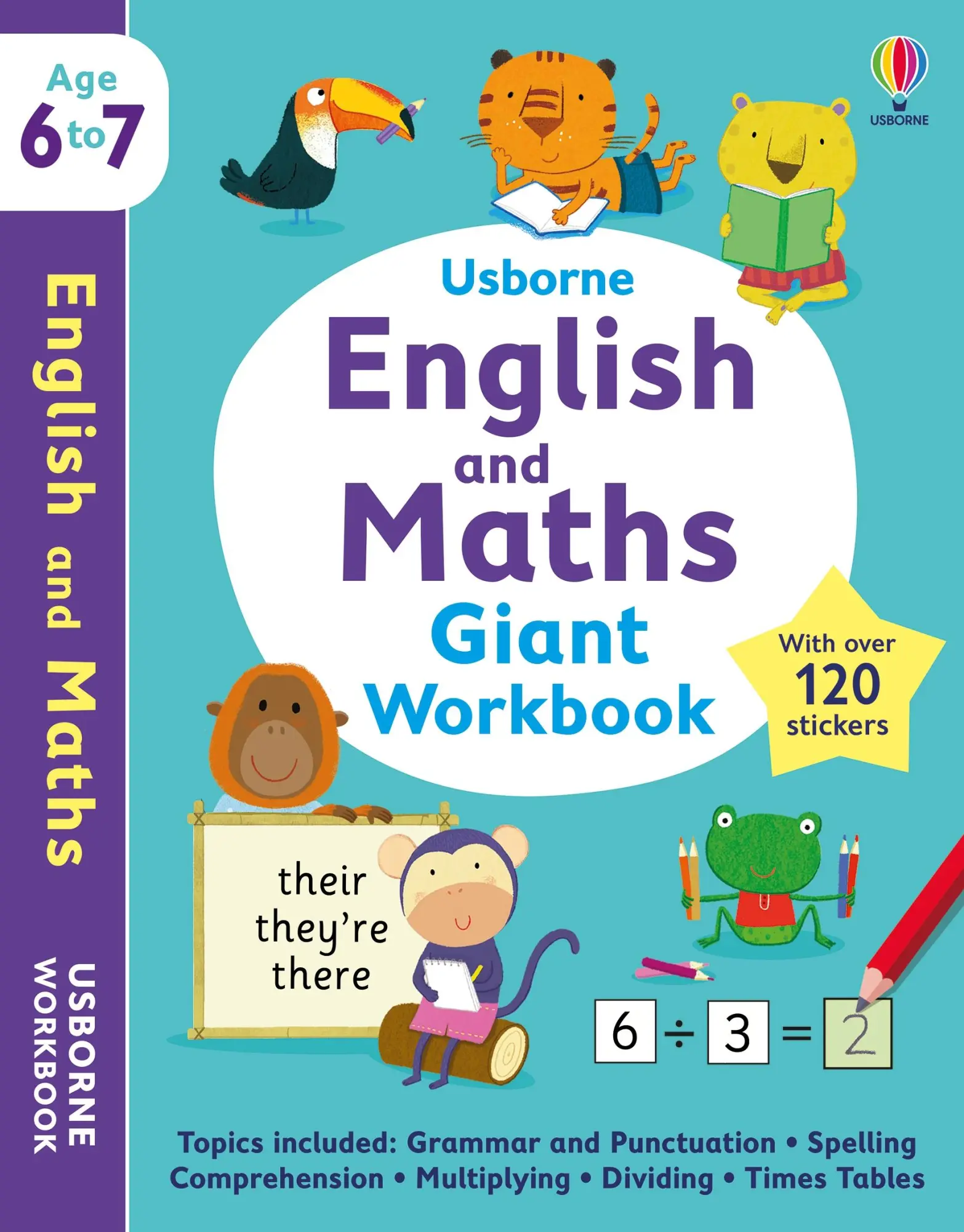 Cover: 9781803704395 | Usborne English and Maths Giant Workbook 6-7 | Holly Bathie (u. a.)