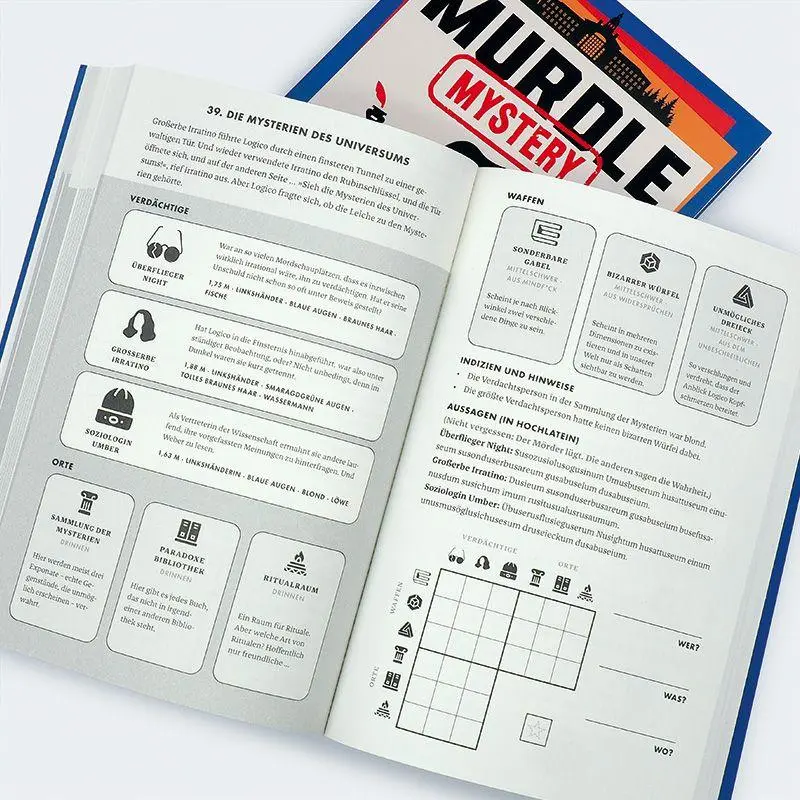 Bild: 9783446284395 | Murdle Mystery | 50 unheimlich raffinierte Logikrätsel | G. T. Karber