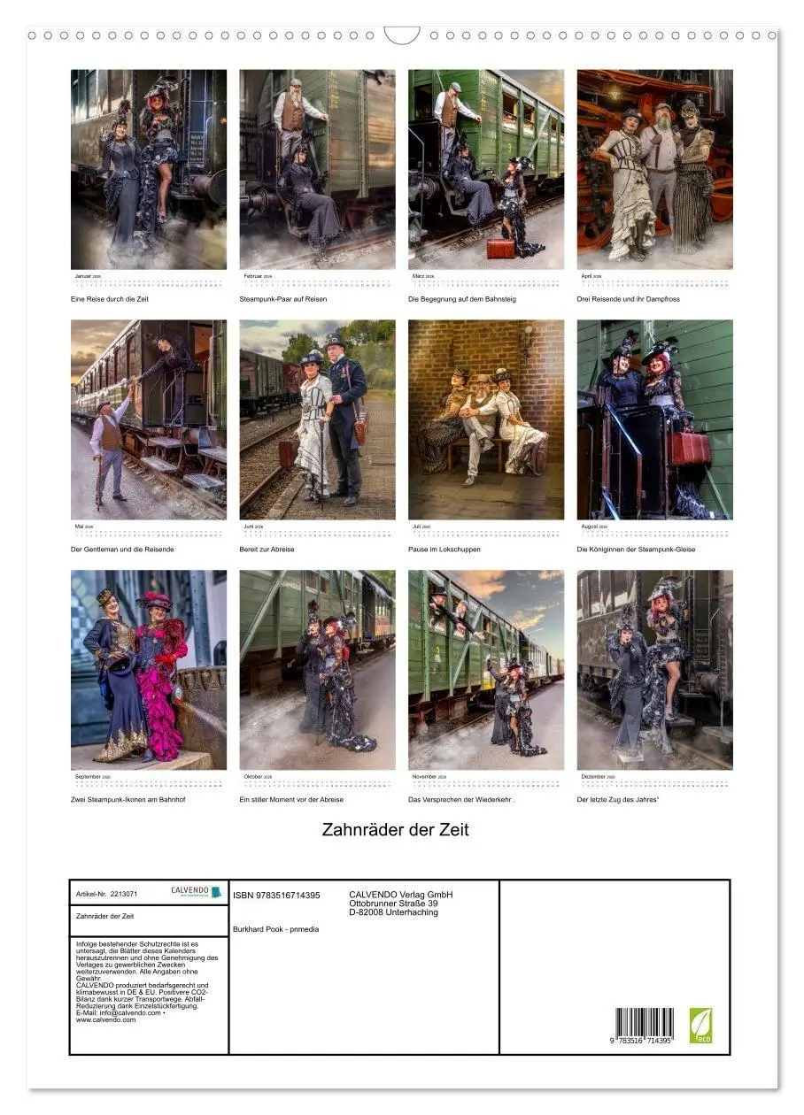Bild: 9783516714395 | Zahnräder der Zeit (Wandkalender 2026 DIN A2 hoch), CALVENDO...