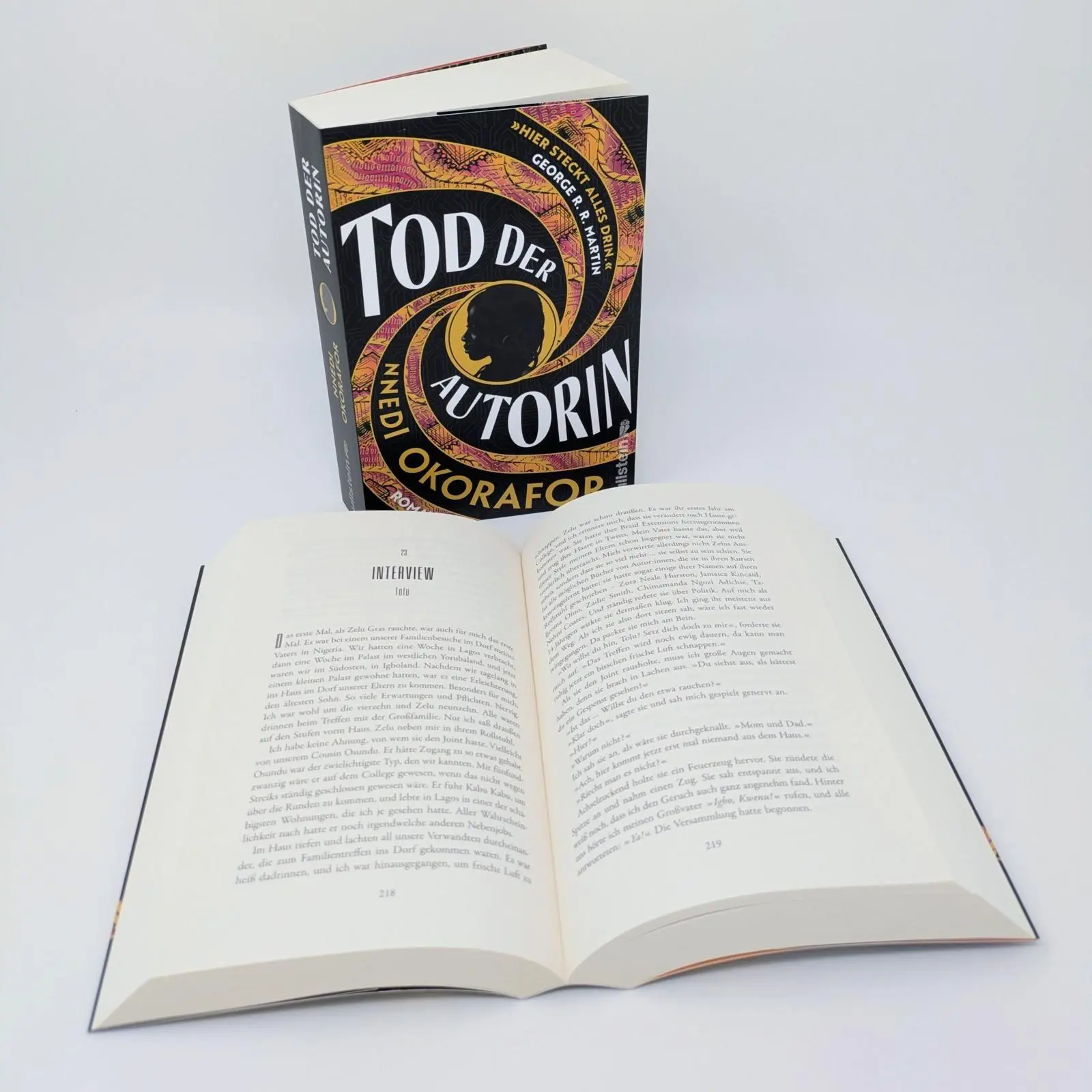 Bild: 9783550204395 | Tod der Autorin | Roman 'Hier steckt alles drin.' George R. R. Martin