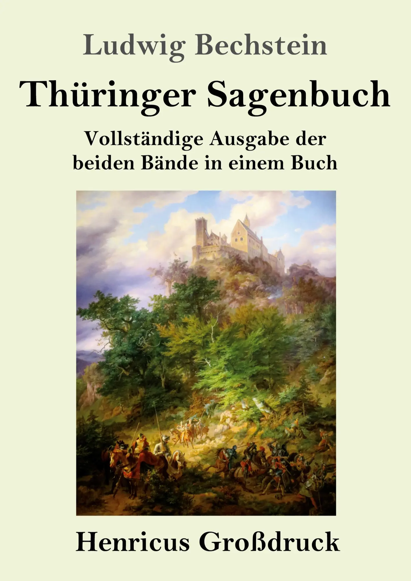 Cover: 9783847854395 | Thüringer Sagenbuch (Großdruck) | Ludwig Bechstein | Taschenbuch