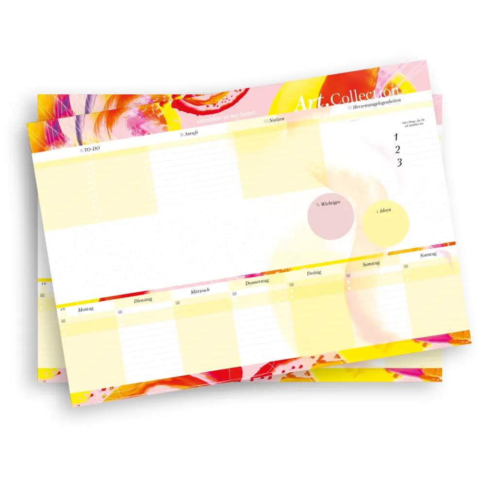 Bild: 9783989424395 | Schreibtischunterlage aus Papier DIN A2 50 Blatt zum Abreißen aus...