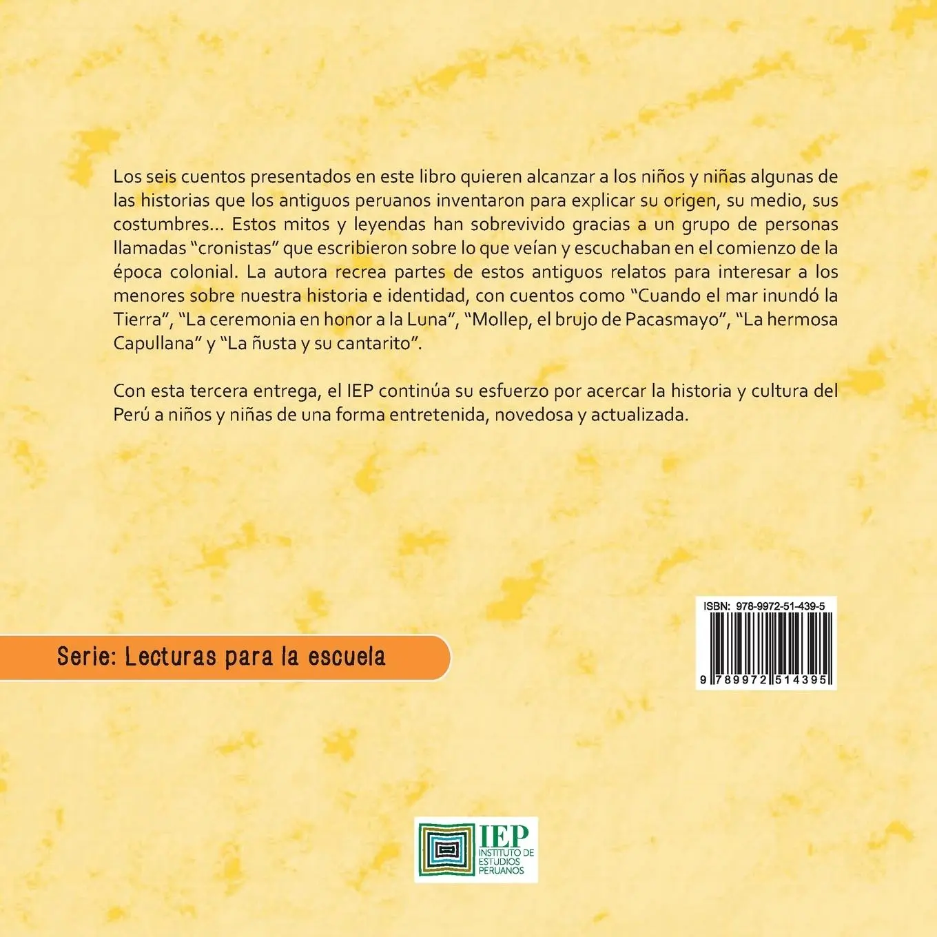 Rückseite: 9789972514395 | El origen de los hombres y otros cuentos del antiguo Per | Taschenbuch