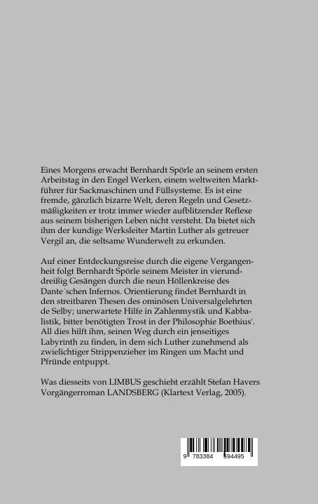 Rückseite: 9783384594495 | LIMBUS | Stefan Haver | Taschenbuch | 256 S. | Deutsch | 2025