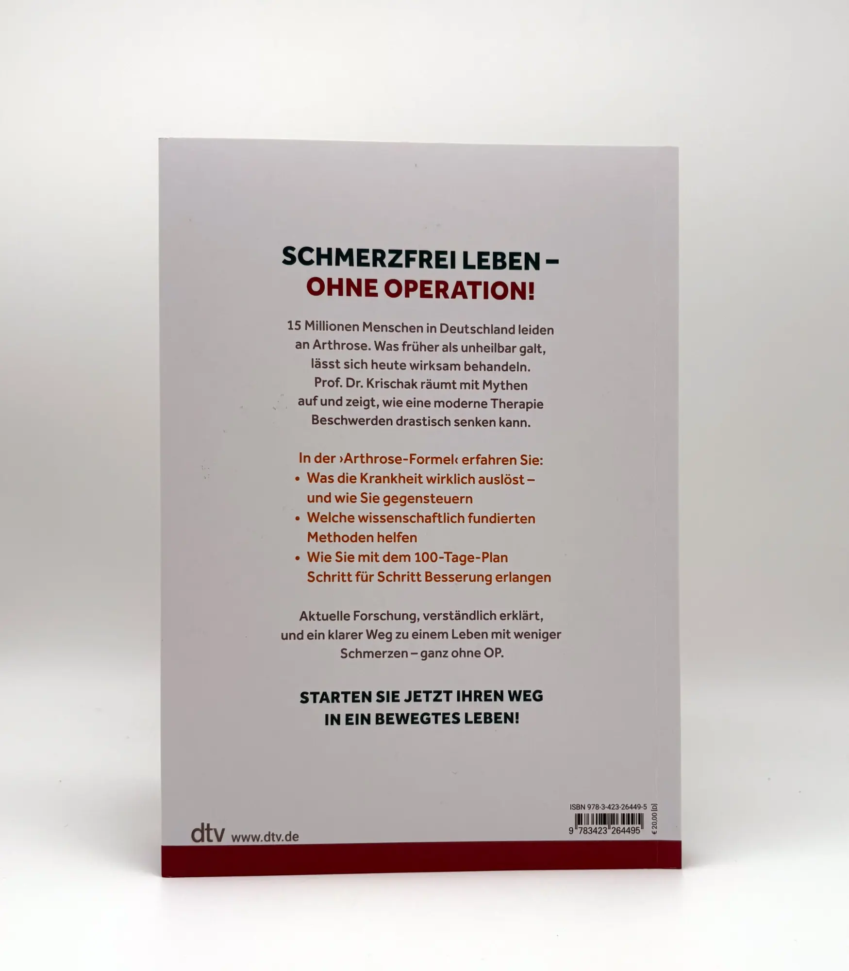 Bild: 9783423264495 | Die Arthrose-Formel | Gert Krischak | Taschenbuch | 256 S. | Deutsch