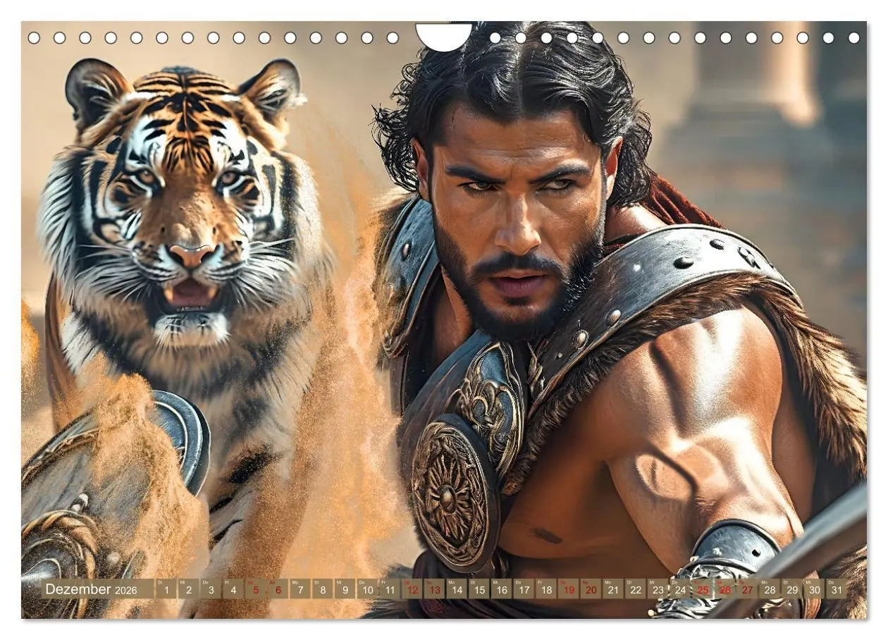 Bild: 9783457304495 | Gladiatoren - ein Leben für den Kampf (Wandkalender 2026 DIN A4...