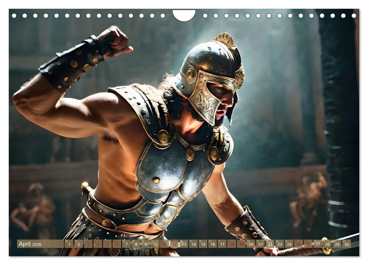 Bild: 9783457304495 | Gladiatoren - ein Leben für den Kampf (Wandkalender 2026 DIN A4...