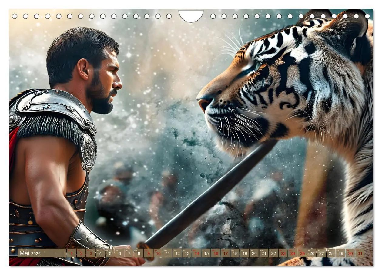 Bild: 9783457304495 | Gladiatoren - ein Leben für den Kampf (Wandkalender 2026 DIN A4...